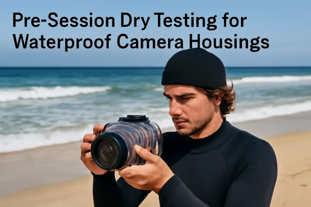 Photo illustrating housing dry test before session