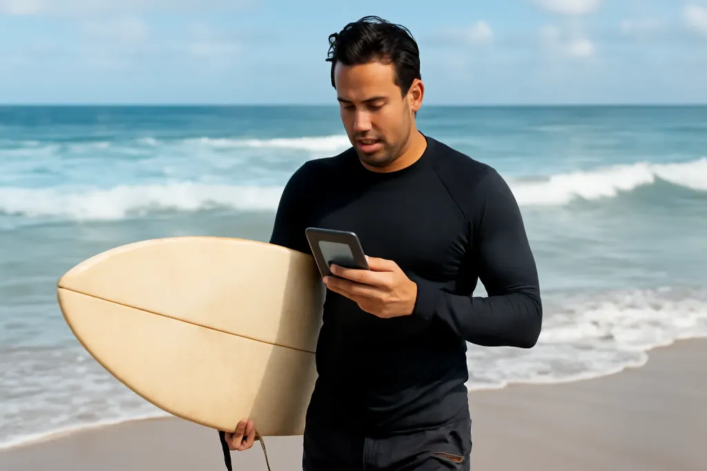 Photo illustrating ip rating waterproof phone case